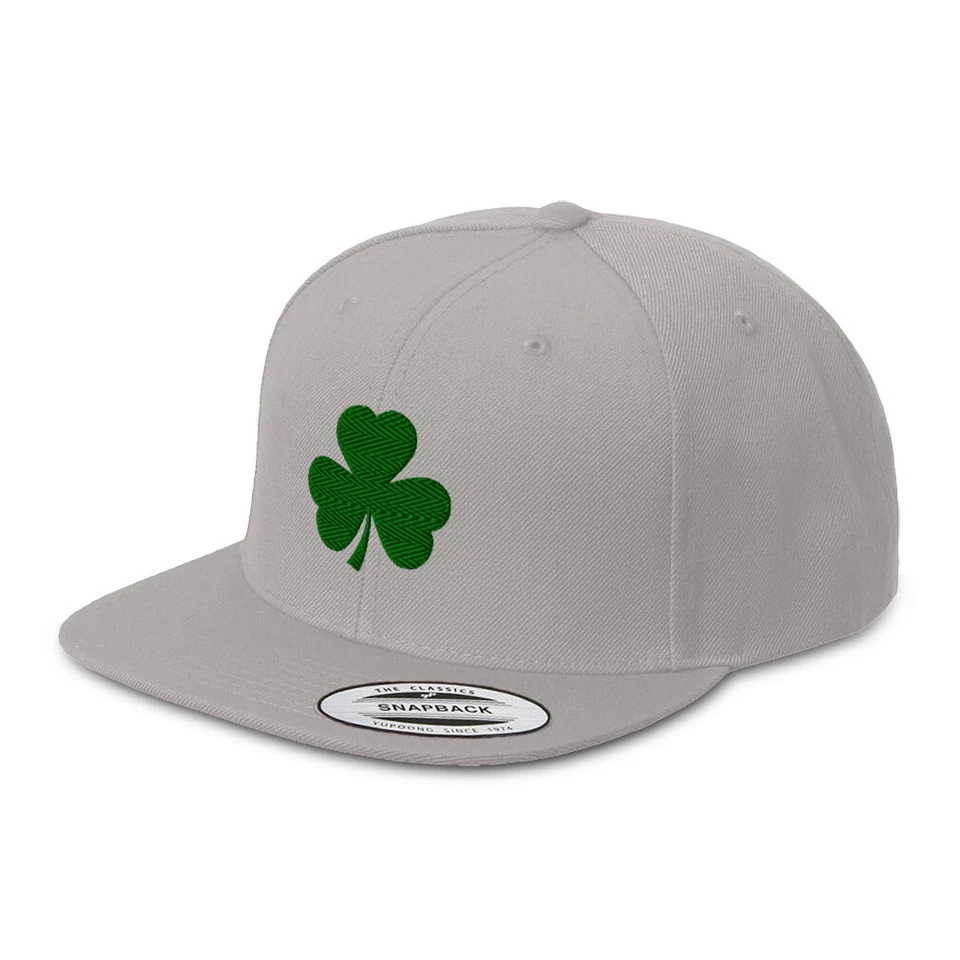 Gorra de béisbol Flat Bill Trucker trébol irlandés Snapback para hombre y mujer Foto 1 de 1