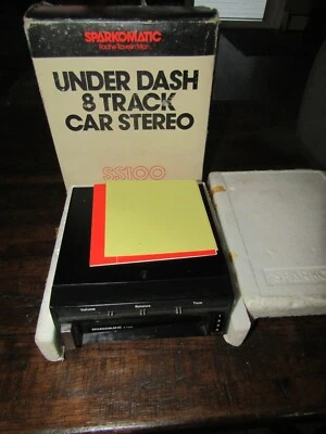 DE COLECCIÓN SPARKOMATIC SS100 BAJO TABLERO 8 PISTAS COCHE ESTÉREO Foto 1 de 4