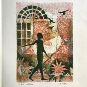 [André Goezu] R. Caillois — Brouillon pour une confidence — lithographie n°/200 - Picture 1 of 9