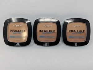 Loreal Infallible Pro-Glow Longwear Pressed Face Powder #26 Sun Beige #28 Cocoa - Picture 1 of 2