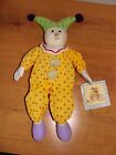 Enesco Mary Engelbreit Stuffed Jester Doll "Gregory" In The Cutie Series/ Tagged