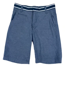 Pantalones Cortos V 19.69 Italia Niño Talla 12 Azul Vestido Estilo Con Cintura a Rayas - Imagen 1 de 9