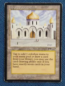 MTG 1x Library of Alexandria HP Arabian Nights Magic the Gathering Reserved List - Picture 1 of 8