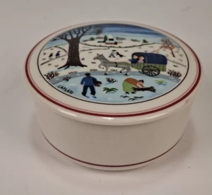 Villeroy & Boch - Naif Christmas - Deckeldose Bonboniere - Kutsche - 10 cm - Bild 1 von 4