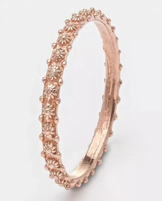 Fedina sarda in argento 925 rosa in filigrana anello fedi sarde da donna fedine - Immagine 1 di 4