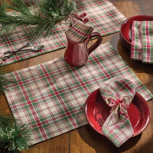 Park Designs Village Christmas Placemats OR Napkins OR Table Runners - Picture 1 of 7
