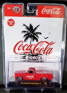 M2 Machines Coca-Cola 1973 Chevrolet Custom Deluxe 10 Exclusive Florida Edition - Picture 1 of 3