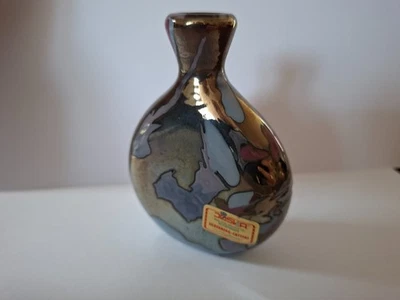 Kleine Joska Silberberg-Crystal Vase 9,5 cm, mundgeblasen, Vintage - Bild 1 von 4