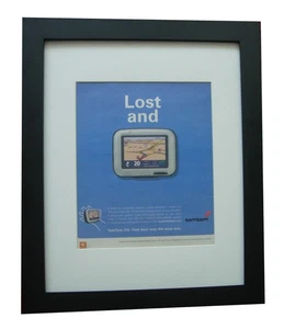 TOMTOM NAVI+POSTER+ANZEIGE+VINTAGE SELTEN GERAHMT ORIGINAL 2004+EXPRESS WORLD SHIP - Bild 1 von 8