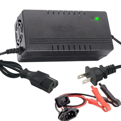 36V/43.8V 5A LiFePO4 Battery Charger for 36V(38.4V 12Strings) Lithium Iron Ph... - Image 1 of 4
