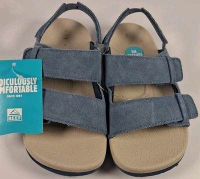 Sandalias Ojai Reef CJ6647-1100-M para niños pequeños talla 11, azul oscuro Foto 1 de 4