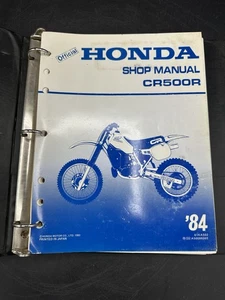 Vintage Honda Shop Manual CR500R '84 Dirtbike - Picture 1 of 7