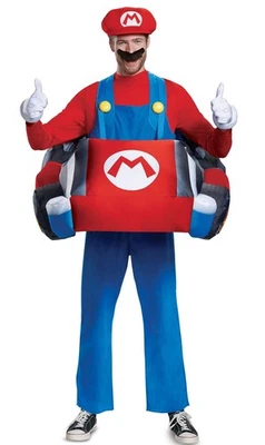 Disfraz de Mario Kart y Mario inflable para adultos disfraces Halloween  Foto 1 de 4