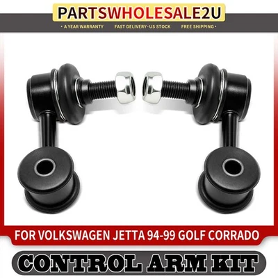 2Pcs Front Stabilizer Bar Link Kit for Volkswagen Jetta 1994-1999 Golf Corrado - Image 1 of 4