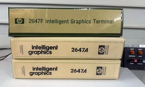 Original HP 2647F  & 2647A intelligent graphics terminal manuals and software - Picture 1 of 11