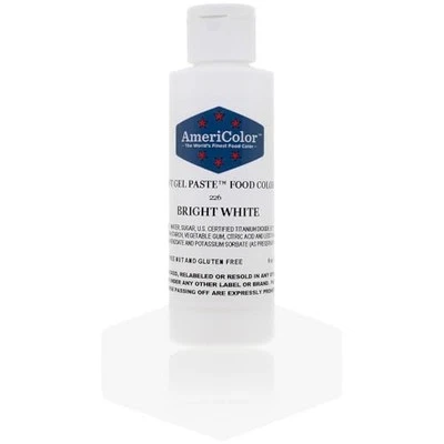 Americolor Soft Gel Paste Food Color, 6-Ounce, Bright White - Image 1 of 4