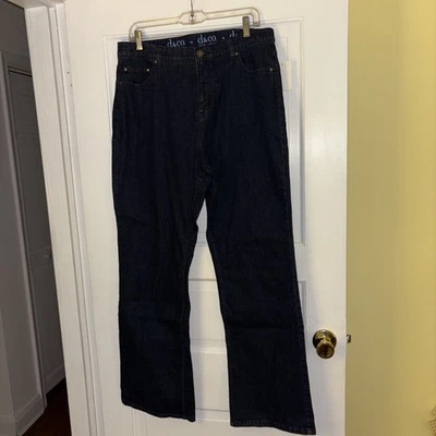 Denim & Co. Women's Regular 5-Pocket Straight Leg Blue Jeans Pant Size 16 NWT - Image 1 of 4
