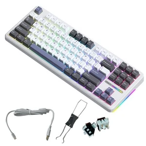Aula F87 Mechanische Tastatur, 87-Tasten-Hotswap-Funktastatur, RGB-PBT-Gami6264 - Bild 1 von 10