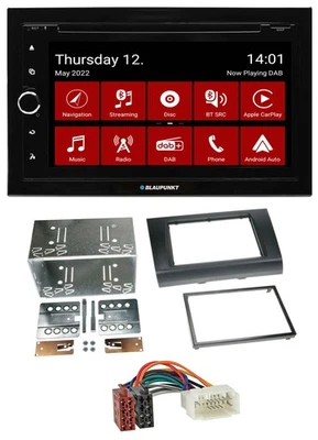 Blaupunkt MP3 DVD Bluetooth DAB 2DIN USB Autoradio für Suzuki Swift (2005-2010) - Bild 1 von 4