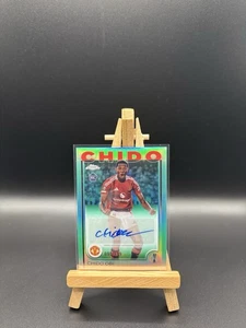 2024/25 Topps Chrome Chido Obi Auto /199 Rookie Manchester United RC - Bild 1 von 2