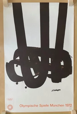 Pierre SOULAGES, Olympische Spiele München, 1972 Plakat / Olympics Poster - Photo 1/4