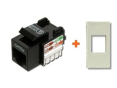 LINK Keystone presa di rete RJ45 cat.6 UTP compatibile serie Bticino Matix rj45 - Immagine 1 di 1