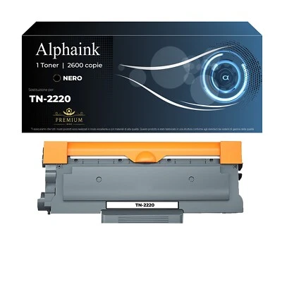 TONER TN-2220 COMPATIBILE PER BROTHER HL2130 2230 MFC7460DN 7360N 7860 DCP7055 - Immagine 1 di 4