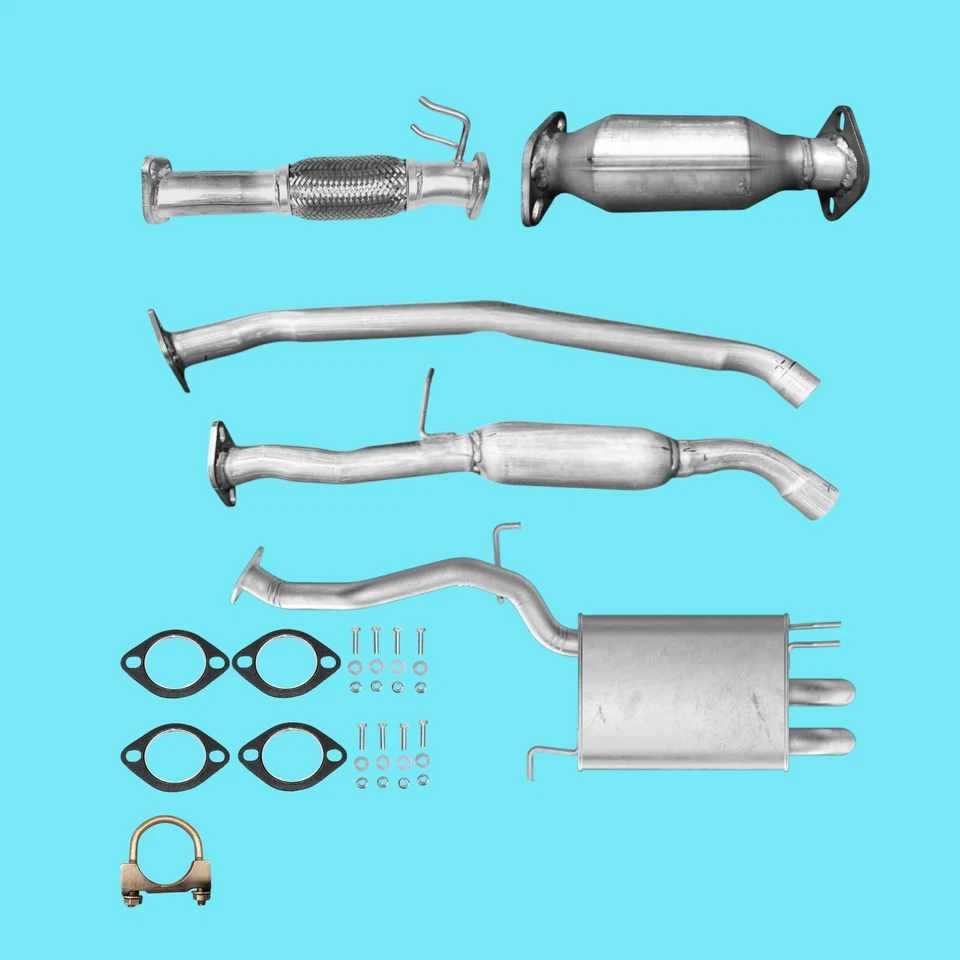 Flex Pipe, Converter, Resonator and Muffler 2010-2012 Hyundai Santa Fe 2.4L - Image 1 of 1