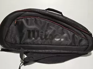 WILSON FEDERER FED TEAM SIGNED TENNIS CARRY BAG - Picture 1 of 18