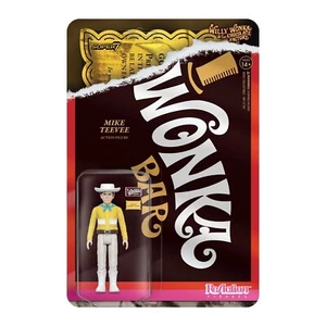 SUPER7 Willy Wonka & The Chocolate Factory Mike Teevee ReAction Figure 3.75" NEW - Picture 1 of 4