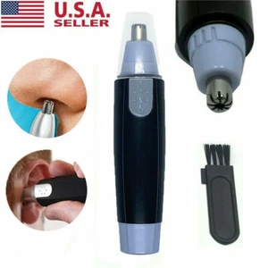Electric Nose Ear Hair Trimmer Eyebrow Shaver Clipper Groomer Cleaner Unisex - Picture 1 of 11
