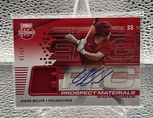 2023 Elite Extra Edition Panini RPA Patch Auto Phillies 2/15 Aidan Miller Epic - Picture 1 of 2