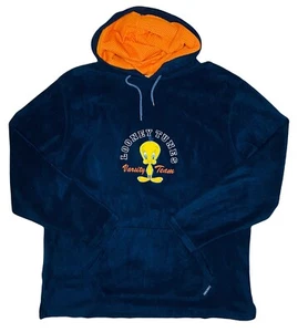 *VTG* Looney Tunes 2001 Tweety Bird Varsity Team blau Fleece Hoodie; XL - Bild 1 von 8