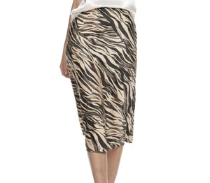 Damen Nine West Schlupfrock zum Überziehen Plus XXL 20 Neu Zebramuster Animal Schwarz - Bild 1 von 1