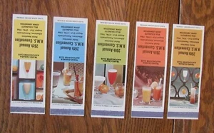 TROPICAL DRINK 1966 SET COMPLETO DI 5 COPERTINE FIAMMIFERI FIAMMIFERI -E20 - Foto 1 di 2