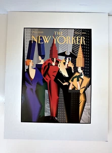 Der New Yorker Druck Vintage Wandkunst High Fashion von Danuta Dabrowski 11.8.1999 - Bild 1 von 4