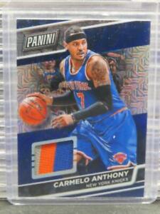 2016 Panini The National Carmelo Anthony Blue Mojo Jersey #4/15 Knicks