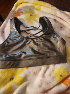 Justice Active Top - Size 32 Silver - Picture 1 of 3