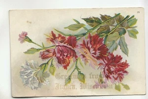 Carnation Gold Gilt Greetings from Itasca WI - Bild 1 von 1