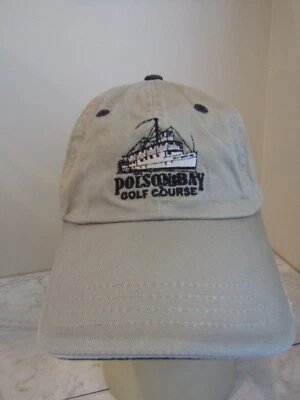 Gorra de béisbol Polsons Bay campo de golf logotipo bordado caqui unisex talla OSFM Foto 1 de 4