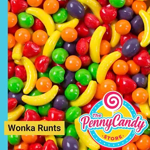 Wonka Runts - Nostalgic Fruit Flavored Hard Candy Bulk - 1 LB Bag - Picture 1 of 12