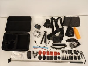 GoPro HERO 12 Black Action Camera with Huge Bundle Accessories Waterproof Case - Picture 1 of 11