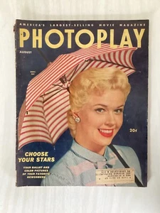 PHOTOPLAY - August 1953 - TAB HUNTER, PIPER LAURIE, AUDIE MURPHY, TERRY MOORE - Picture 1 of 2
