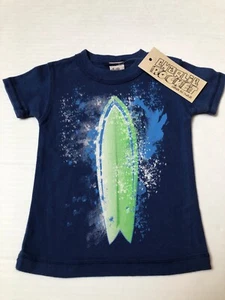 Charlie Rocket Jungen Top Größe 6-9 Monate ~ Neu ~ Made in USA ~ Boutique Marke ~ Surfbrett - Bild 1 von 2