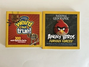 Lot Of 2 National Geographic Books, Angry Birds And Weird But True - Picture 1 of 9