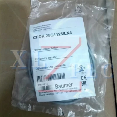 1PCS New Baumer CFDK-25G1125-LN4 Capacitive Sensor In Box* - Image 1 of 4