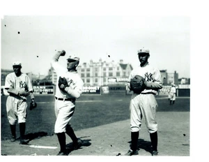 1912 NEW YORK HIGHLANDERS YANKEES 8X10 FOTO SQUADRA HILLTOP PARK 1° ANNO GESSETTI - Foto 1 di 1