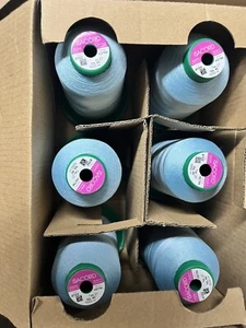 Isacord Embroidery Machine Polyester Thread 5000M (6 Spools Color #4152) - Picture 1 of 1