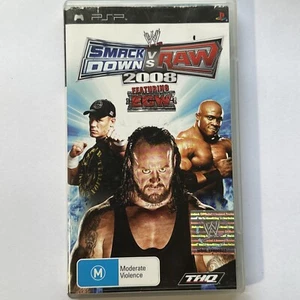 Smackdown versus raw 2008, vintage Sony PlayStation 1 Psp Game - Picture 1 of 8