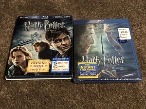 Harry Potter And The Deathly Hallows: Part I + Part 2 (Blu-ray Disc, 2010/2011) - Picture 1 of 1